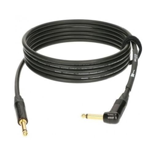 KLOTZ LAGPR0600 - LaGrange supreme gitarrkabel med vinklad jackplugg och guldkontakter 6 meter