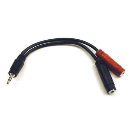 Y-kabel HOSA YMM261 - Y-kabel 3,5 M stereo - 2 x 3,5 F mono jack