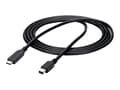 Miniatyrbild 2 av 4: USB-C till Mini DisplayPort-adapterkabel - STARTECH - 1,8 m - 4K 60 Hz - Svart - Plug and Play