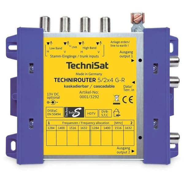 TechniSat 5/2x4 G-R TechniRouter (Unicable-Multischalter) - 4019588132924