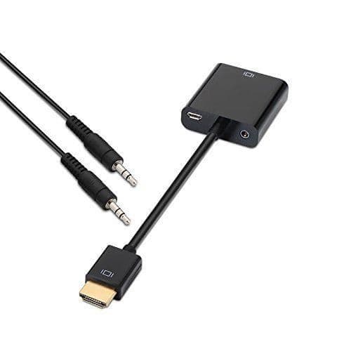 Nanokabel 10.16.2001-BK - HDMI-KABLAR - HDMI till SVGA hane till hona omvandlare, 10m