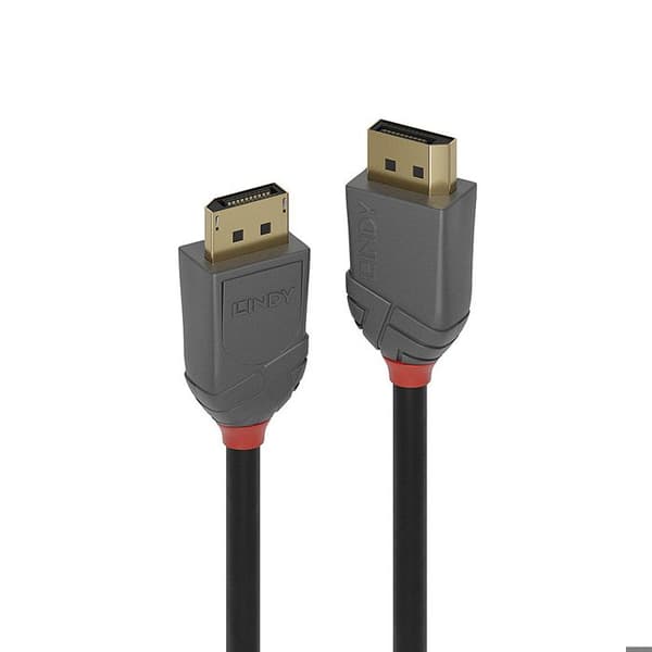 LINDY DisplayPort 1.2-kabel - Anthra Line - 5m
