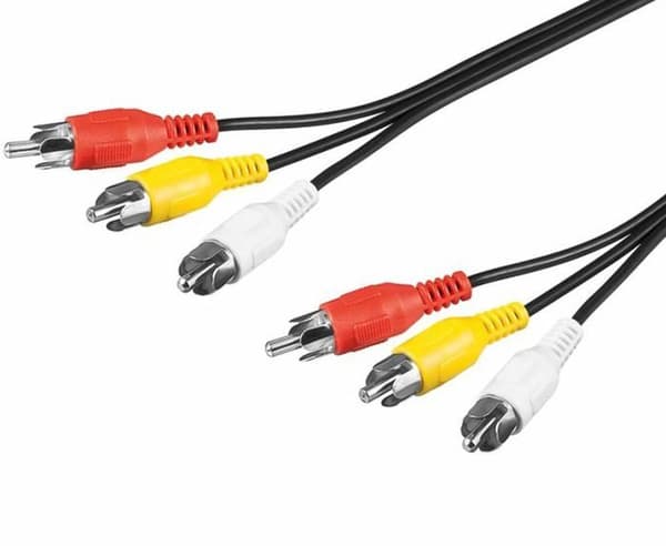 Kabel - tv - video - ljudkontakt Premiumcord - kjackcmm3-2 - Set med 3 RCA-kablar 3 x RCA M/2 m