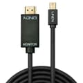 Miniatyrbild 2 av 2: LINDY Mini DisplayPort till HDMI 4K30-kabel (DP:passiv) - 3m