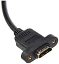 Miniatyrbild 2 av 3: Kabel - tv - video - ljudkontakt System-s HDMI hane till HDMI förlängningskabel för HDMI ingångspanel 35 cm