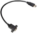 Miniatyrbild 1 av 3: Kabel - tv - video - ljudkontakt System-s HDMI hane till HDMI förlängningskabel för HDMI ingångspanel 35 cm