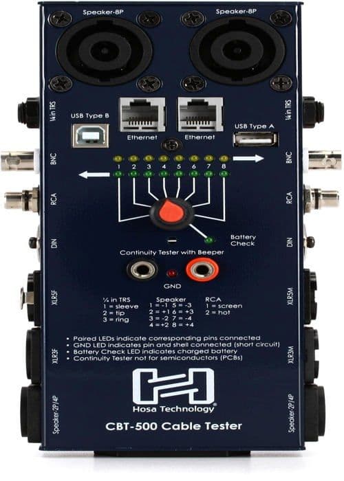 Kablar Hosa - CBT-500 - Audio Cable Tester Svart