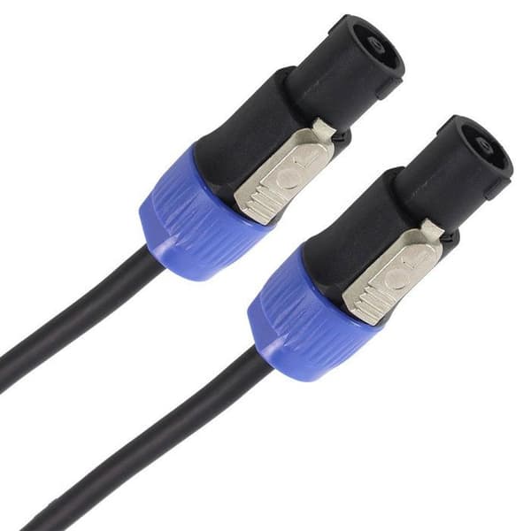 Ljudkabel - Plugger - HP Speakon han-han 1,5 mm²-6 m - Svart