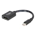 Miniatyrbild 1 av 3: C2G Mini DisplayPort till DisplayPort Adapter Converter DisplayPort-kabel Mini DisplayPort (M) till DisplayPort (F) 15 cm svart