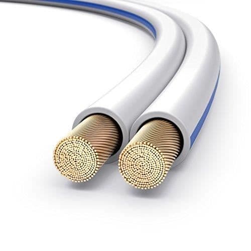 PureLink SP011-025 högtalarkabel 2 x 2,5 mm² (99,9 % OFC solid koppar 0,10 mm) Hifi-högtalarkabel, 25 m, bl SP011-02
