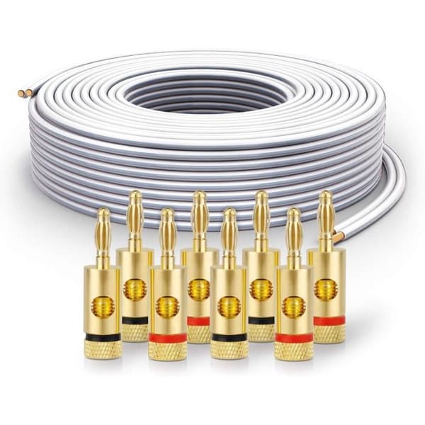 Högtalarkabel - PureLink - SP061-030 - 2x2,5 mm² - Koppar OFC - 30 m - Vit