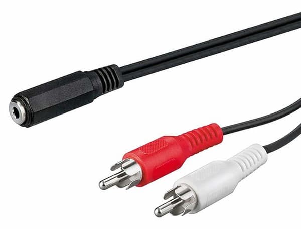 Kabel - tv-kontakt - video - ljud Premium sladd - kjackcinb2