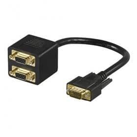 Vga hane till 2xVga hona video splitterkabel