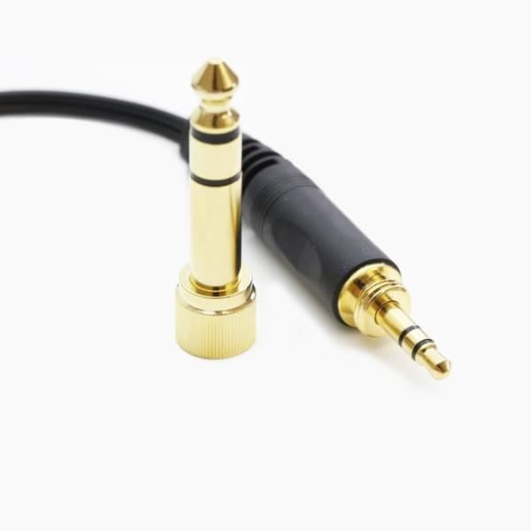 Ljudkabel - OKULI - HD25-SP HD224 HD420 HD520 HD530 - 1,2 m - 6,3 mm Jack Guldpläterad - Ersättning