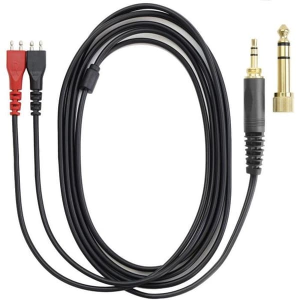 Ljudkabel - OKULI - HD25-SP HD224 HD420 HD520 HD530 - 1,2 m - 6,3 mm Jack Guldpläterad - Ersättning