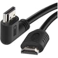Miniatyrbild 1 av 2: HDMI-kabel - EMOS - 2.0 - 3 m - 18 Gbps - Ultra HD 4K - Stöd för 3D ARC 90°