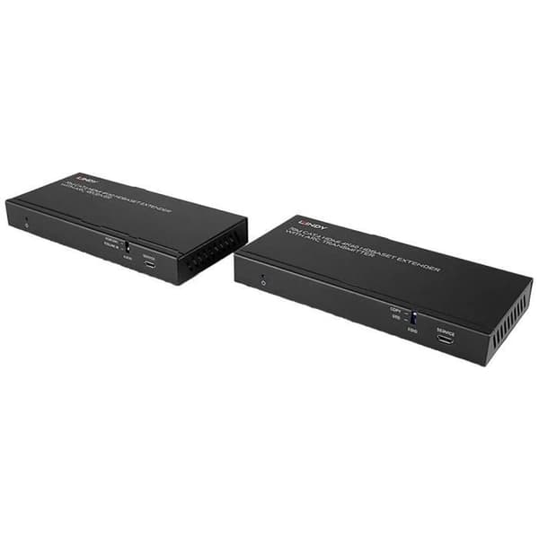 LINDY 70m Cat.6 HDMI 4K60 Repeater, Audio, IR &amp; RS-232 HDBaseT Extender med ARC