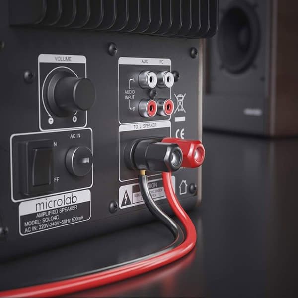 Sonero - S-SC2250RB-10 - (R) 10 meter 2x2,50mm CCA Högtalarkabel/högtalarkabel, Färg: Röd/Svart