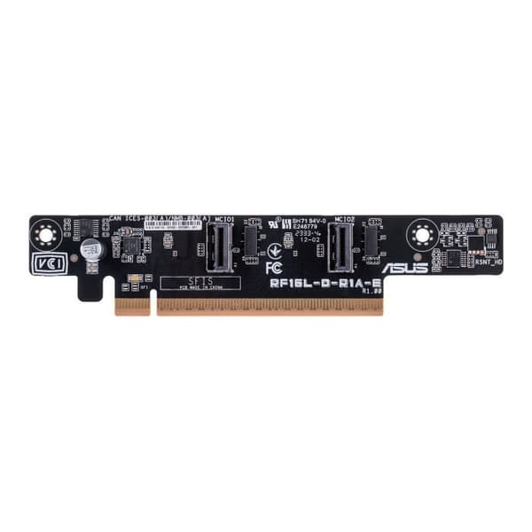 Asus RS300-E12/NVMe-SLSAS-D-R1A-E plattforms kablar