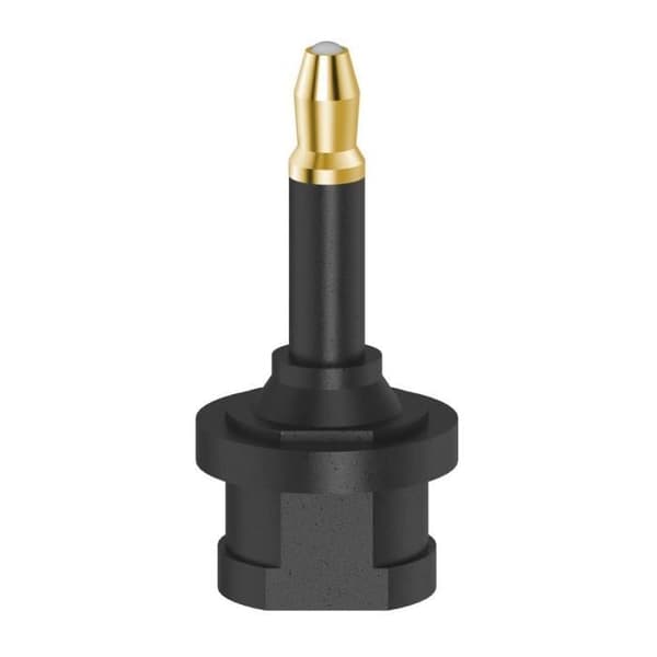 ODT-adapter, toslink honkontakt - guld optisk kontakt, 3,5 mm