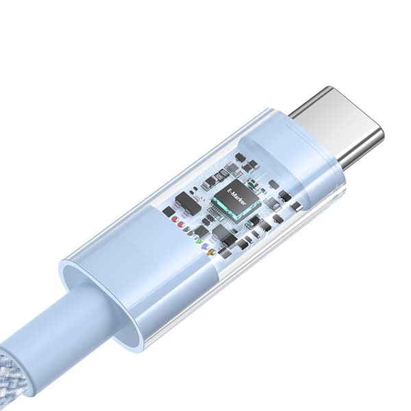 Baseus Gem USB C til USB C hurtigopladerkabel 2 m 100 W Blå
