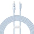 Miniatyrbillede 1 af 7: Baseus Gem USB C til USB C hurtigopladerkabel 2 m 100 W Blå