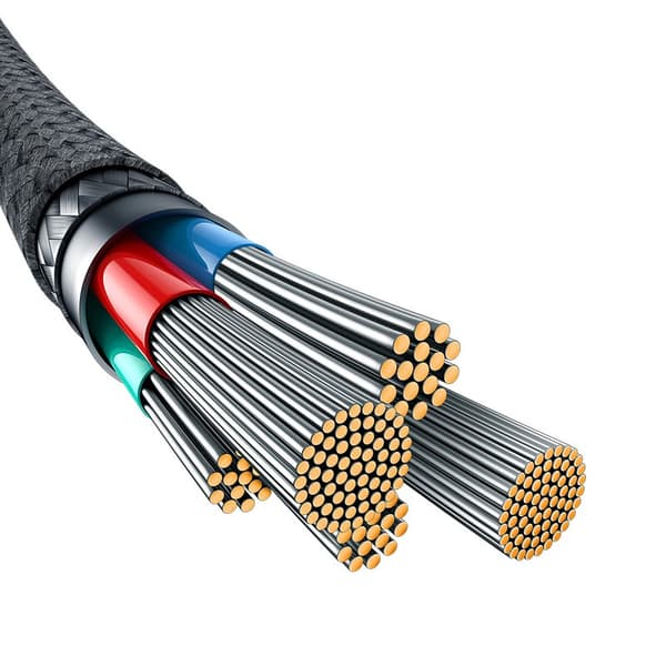 Baseus Ubrydeligt USB C til iP-kabel 2 m 20 W Sort