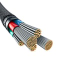Miniatyrbillede 6 af 8: Baseus Ubrydeligt USB C til iP-kabel 2 m 20 W Sort