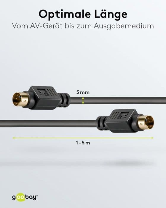 Kabel - tv - video - ljudanslutning Wentronic - 50059-GB