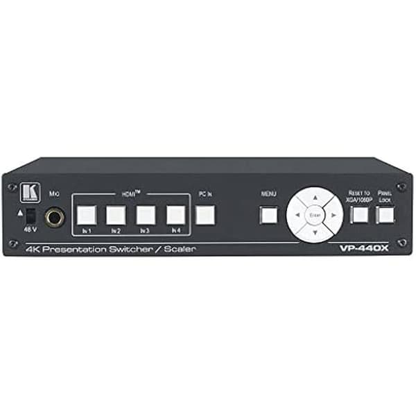 KRAMER VP-440X 18G 4K Switcher/Scaler med HDBASET & HDMI - Switcher-funktioner - Scaler-teknik