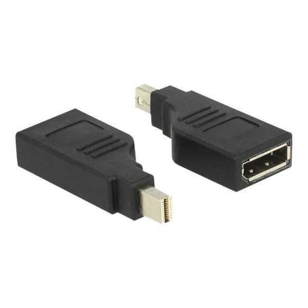 DeLOCK Adapter mini Displayport 1.2 hane&gt; Displayport hona 4K 90° vänd Vinklad DisplayPort Mini DisplayPort (M) adapter â € ¦