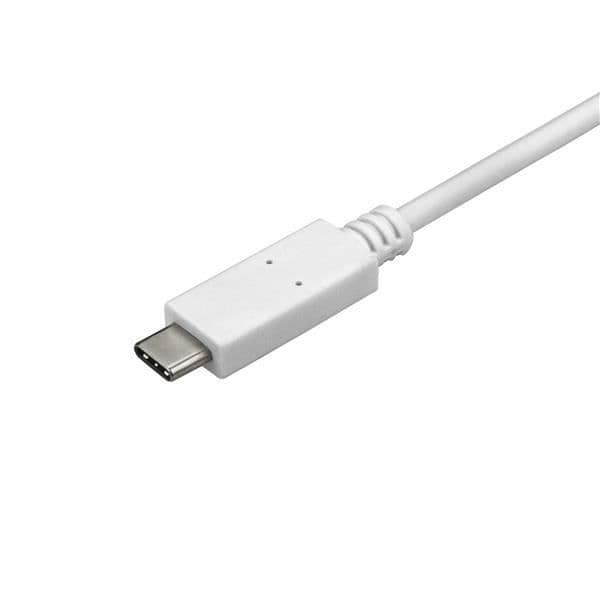 USB-C till DisplayPort adapterkabel - STARTECH - 3 m - 4K 60 Hz - Vit - Thunderbolt 3