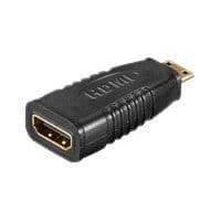 MicroConnect - Ljud/videoadapter - HDMI - HDMI 19 stift (F) - mini HDMI 19 stift (M)