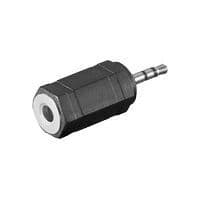 MicroConnect - Ljudadapter - 3,5 mm stereo minitelefonkontakt (F) - 2,5 mm stereo subminitelefonkontakt (M)