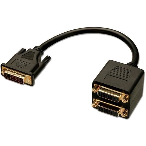 LINDY DVI-D splitterkabel - 2 portar