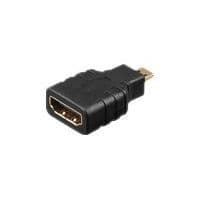 MicroConnect - Ljud/videoadapter - HDMI - HDMI micro 19 pin (M) - HDMI 19 pin (F)