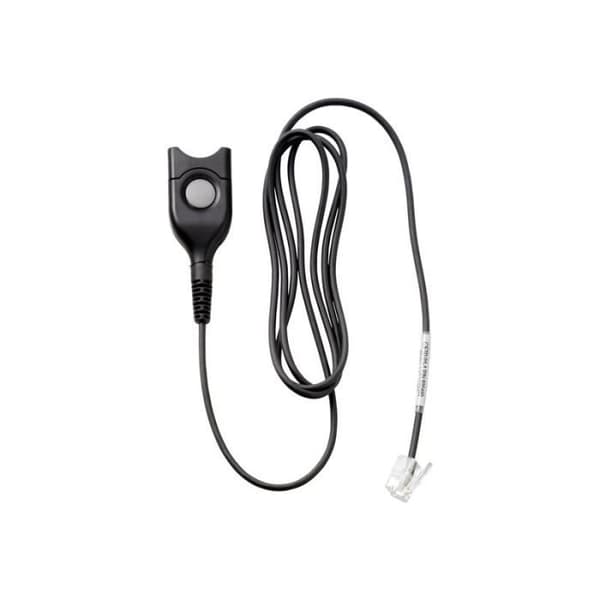 Mikrofonheadsetkabel - EPOS - CSTD 01-1 - EasyDisconnect för RJ-9 hane - 1 m - Svart