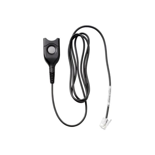 Mikrofonheadsetkabel - EPOS - CSTD 01-1 - EasyDisconnect för RJ-9 hane - 1 m - Svart