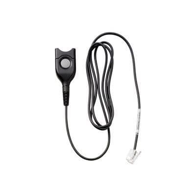 Mikrofonheadsetkabel - EPOS - CSTD 01-1 - EasyDisconnect för RJ-9 hane - 1 m - Svart