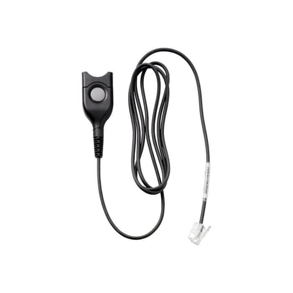 Mikrofonheadsetkabel - EPOS - CSTD 01-1 - EasyDisconnect för RJ-9 hane - 1 m - Svart