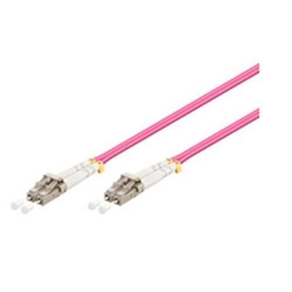 Microconnect 3m LC-UPC-LC-UPC, 3m, OM4, LC-UPC, LC-UPC, lila