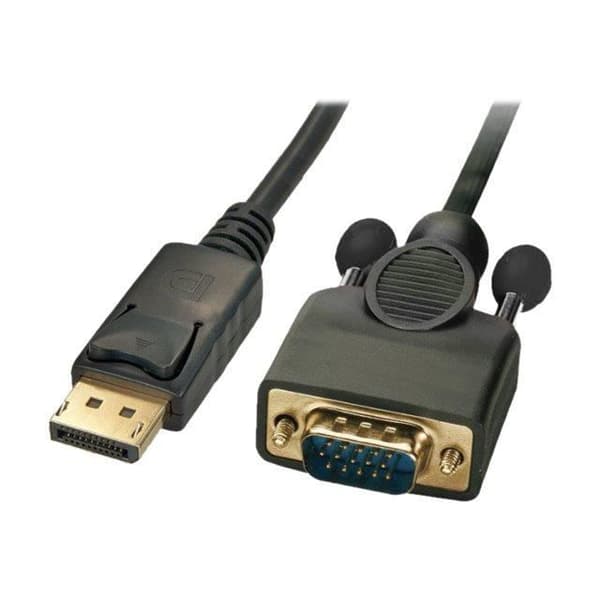 MicroConnect DisplayPort VGA Video Converter Svart-DP-VGA-MM-300