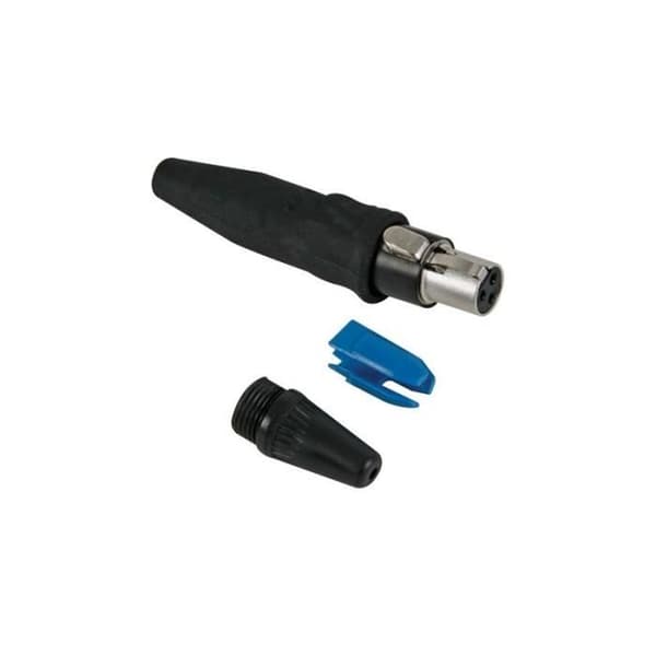 Hona 3 Poler - Rean - Tiny - Svart - Guldpläterade Kontakter - Annan Kabel