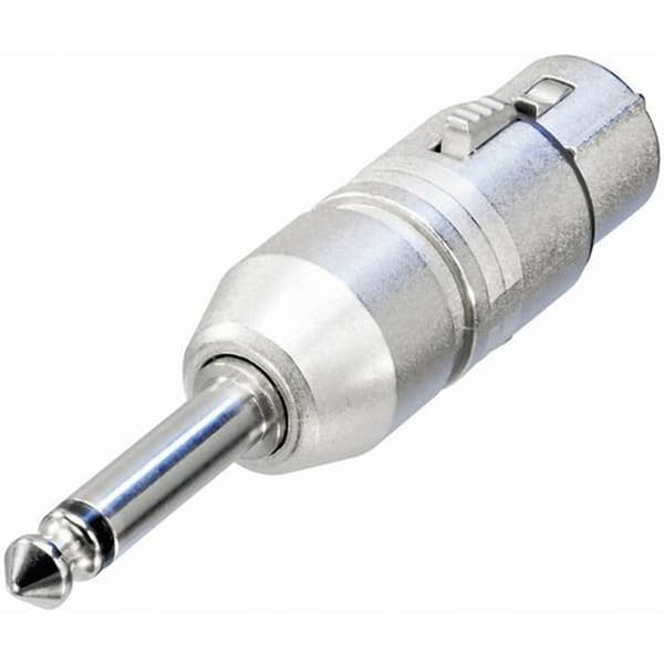NEUTRIK Adapter XLR hun Jack 6.35 hane mono