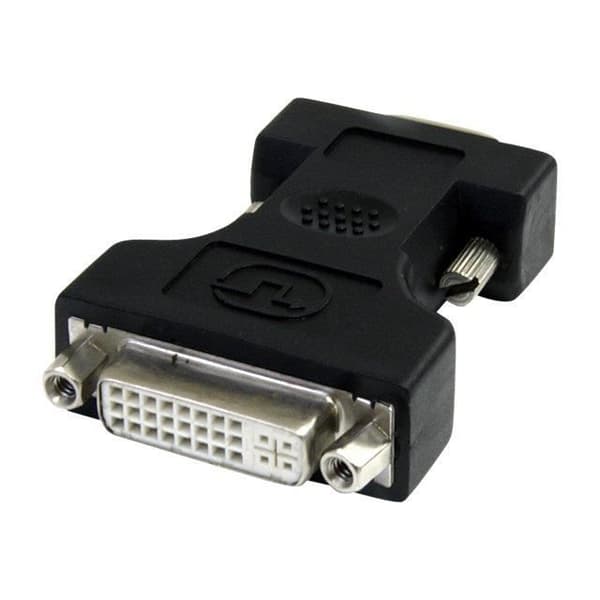STARTECH DVI till VGA Adapter - DVI-I till HD15 Converter - F/M - Svart