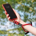Miniatyrbillede 4 af 9: INF Justerbart Lanyard Opladerkabel - Bærbar Data Synkronisering Rød