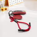 Miniatyrbillede 7 af 9: INF Justerbart Lanyard Opladerkabel - Bærbar Data Synkronisering Rød