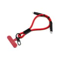 Miniatyrbillede 1 af 9: INF Justerbart Lanyard Opladerkabel - Bærbar Data Synkronisering Rød