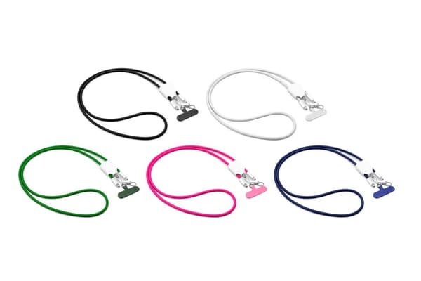 INF 4-in-1 Nopea Lataus Lanyard Datakaapeli Valkoinen