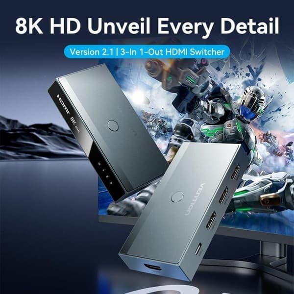 HDMI-Brytare Vention AKRH0